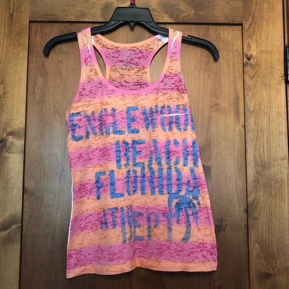 ✨3/$30✨Blue 84 pink tank top - Picture 1 of 4